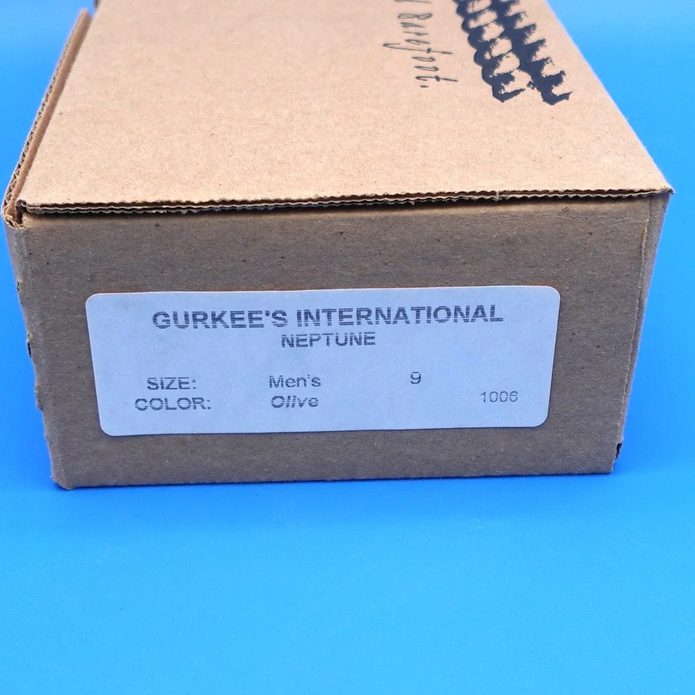 Gurkee’s Neptune Rope Sandals Men’s Size 9 Olive New With Box